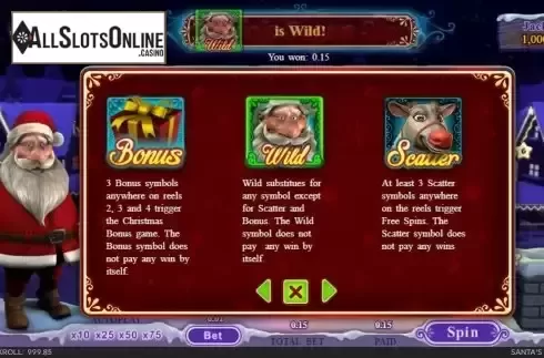 Features screen