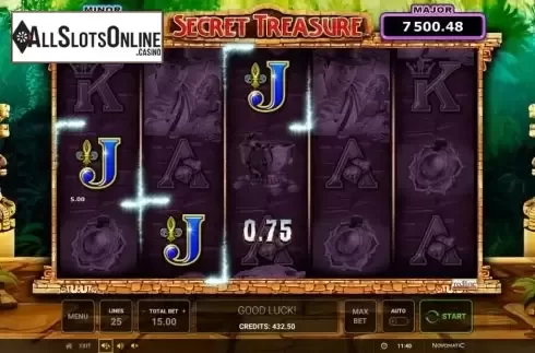 Win Screen 2. Secret Treasure from Greentube
