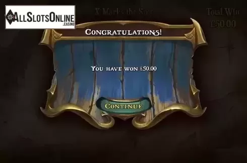 Bonus win screen