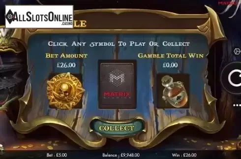 Gamble game screen