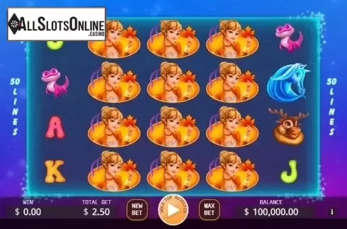 Start screen. Snow Queen (KA Gaming) from KA Gaming