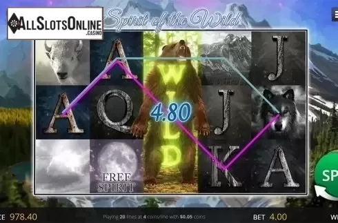 Win screen . Spirit of the Wild from Genii