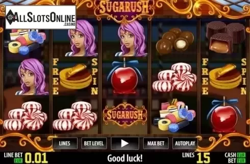 Game reels. Sugarush HD from World Match