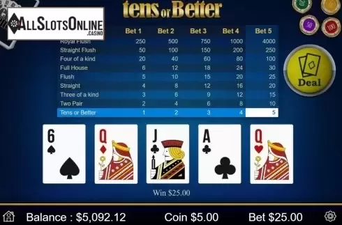 Win Screen 3. Tens or Better (Mobilots) from Mobilots