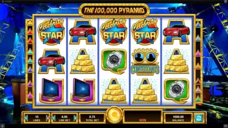 The 100,000 Pyramid slot screenshot 1