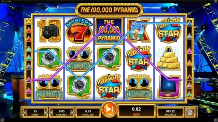 The 100,000 Pyramid slot screenshot 3