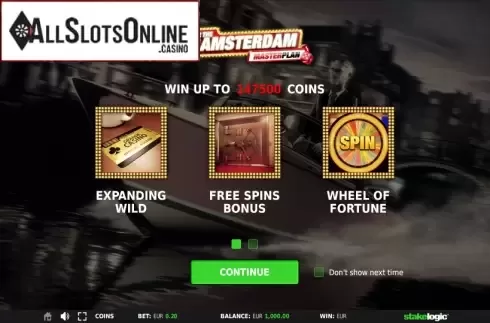 Game features. The Amsterdam Masterplan from StakeLogic