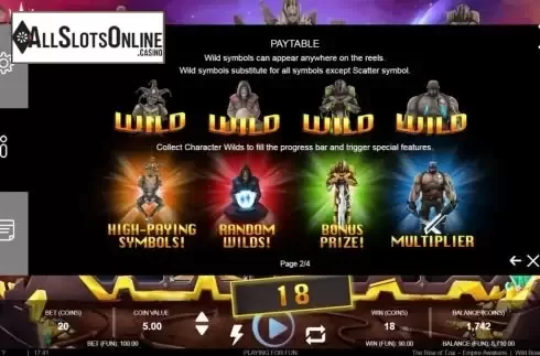 Special Symbols Screen