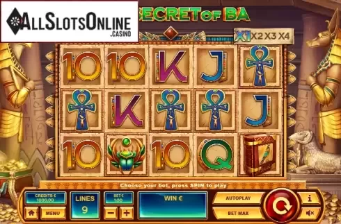 Reel Screen. The Secret of Ba from Tom Horn Gaming