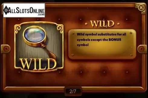 Paytable 2. The Sherlock Files from Red Rake
