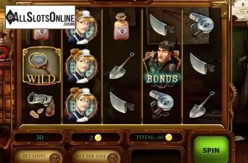 Game Workflow screen. The Sherlock Files from Red Rake