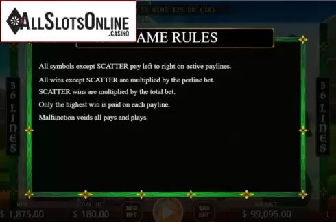 Rules. The Wizard of Oz (KA Gaming) from KA Gaming
