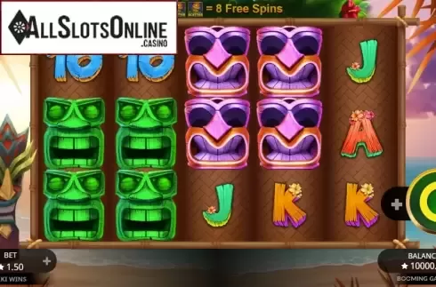 Reel Screen. Tiki Wins from Booming Games