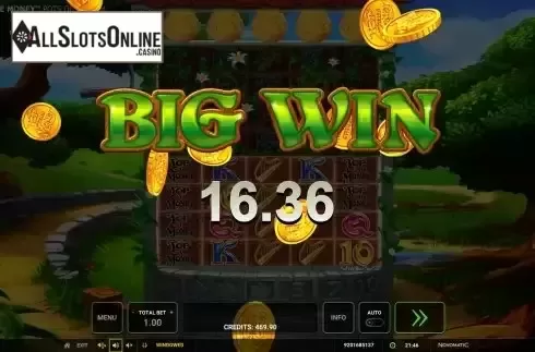 Big Win screen