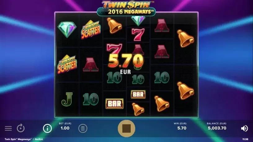Twin Spin Megaways slot screenshot 2