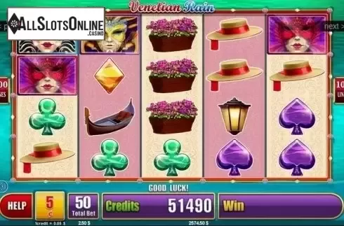 Reel Screen 1. Venetian Rain from Belatra Games