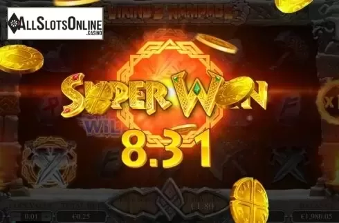 Super Win. Vikings Rampage from Dream Tech