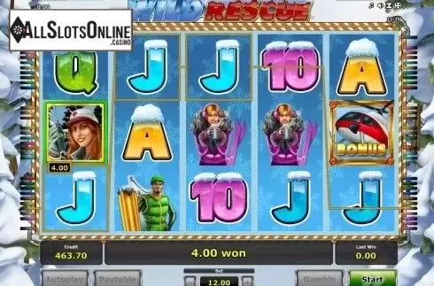 Win. Wild Rescue from Greentube