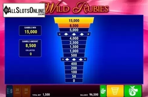 Screen6. Wild Rubies from Gamomat
