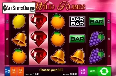 Screen3. Wild Rubies from Gamomat