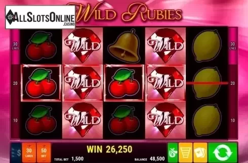 Screen4. Wild Rubies from Gamomat