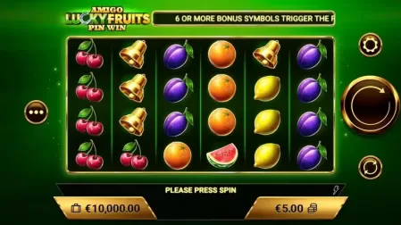 Amigo Lucky Fruits Pin Win slot screenshot 1
