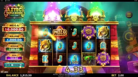 Aztec Triple Riches Power Combo slot screenshot 2