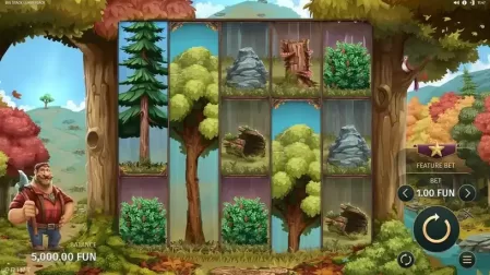 Big Stack Lumberjack slot screenshot 1