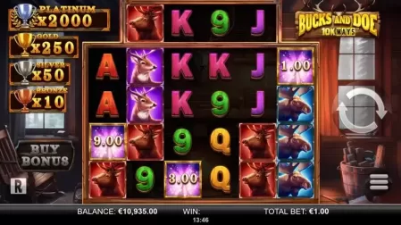 Bucks And Doe 10K Ways slot screenshot 1