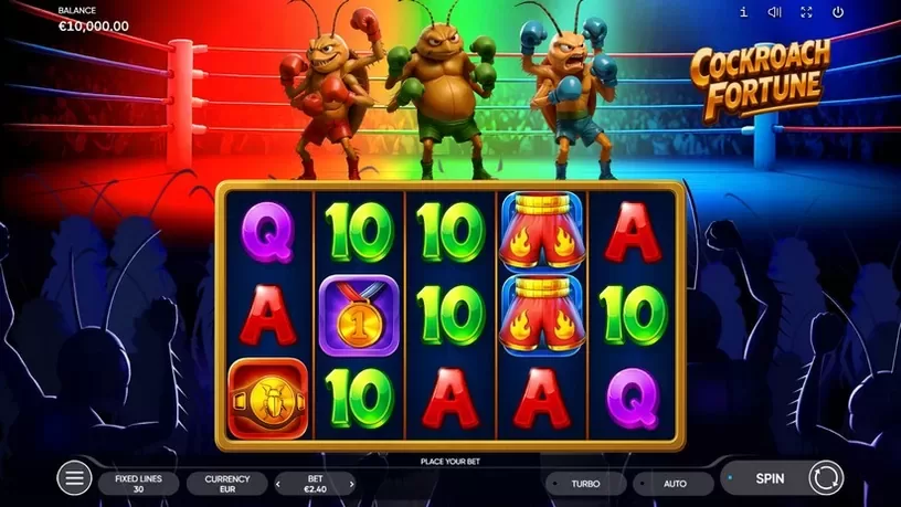 Cockroach Fortune slot screenshot 1