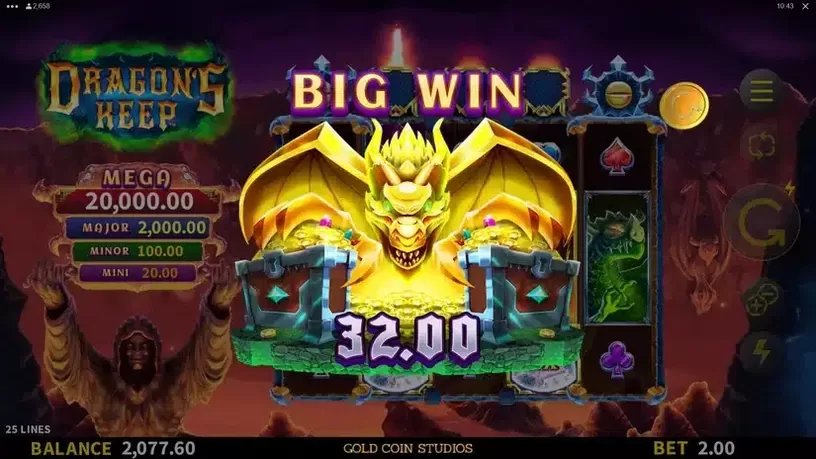 Dragon's Keep slot screenshot 4
