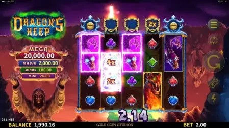 Dragon's Keep slot screenshot 2