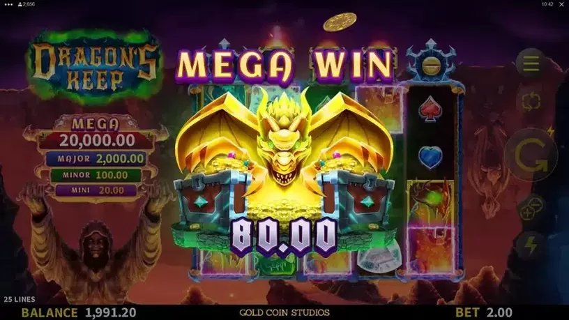 Dragon's Keep slot screenshot 5
