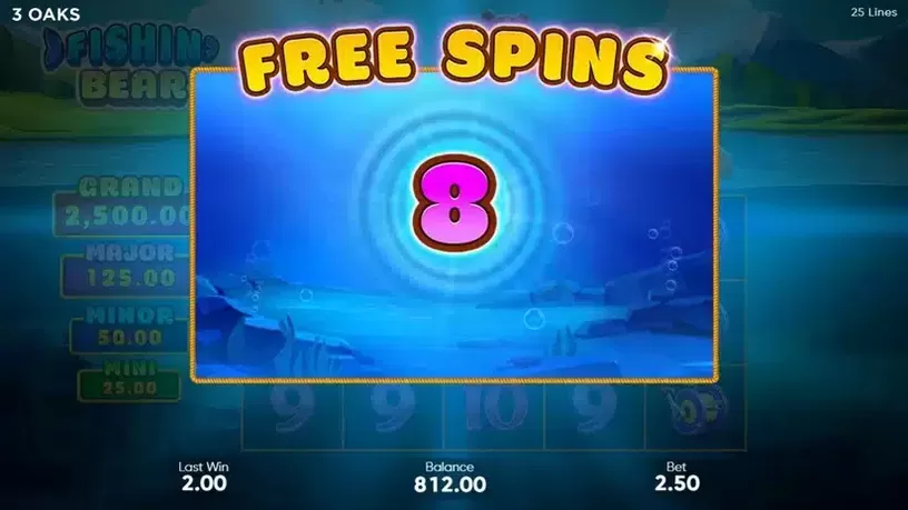 Fishin' Bear slot screenshot 2