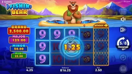 Fishin' Bear slot screenshot 3