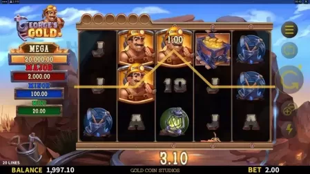 George’s Gold slot screenshot 2