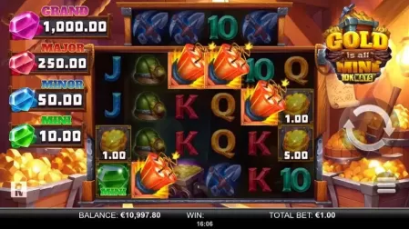 Gold is all Mine 10K Ways slot screenshot 5