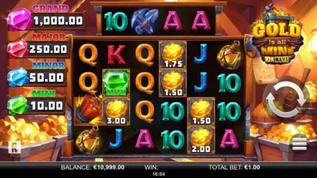 Gold is all Mine 10K Ways slot screenshot 1