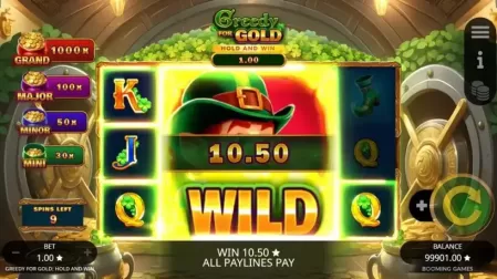 Greedy for Gold Hold And Win slot screenshot 4