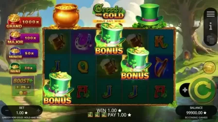 Greedy for Gold Hold And Win slot screenshot 2