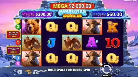 Himalayan Wild slot screenshot 1