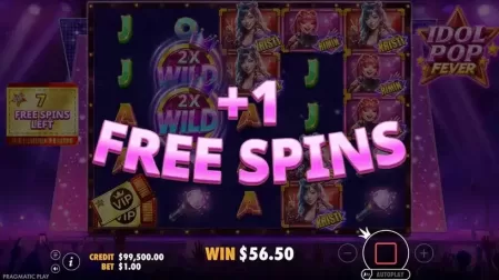 Idol Pop Fever slot screenshot 5