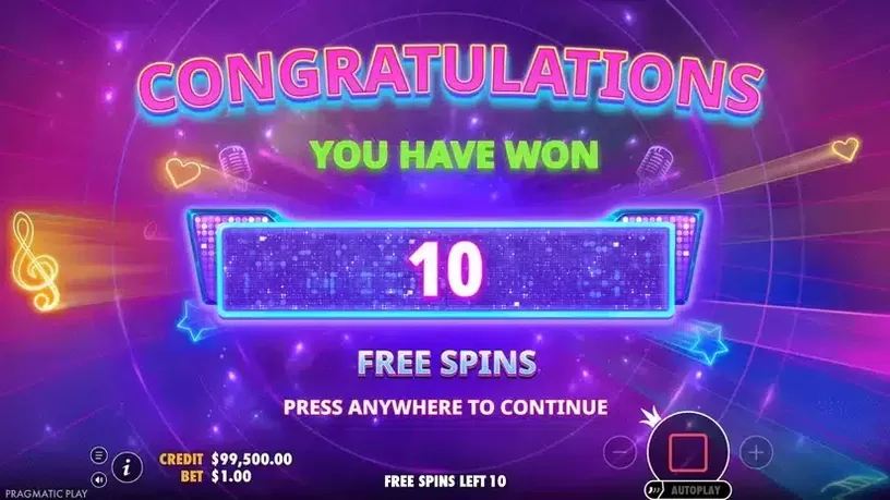 Idol Pop Fever slot screenshot 3