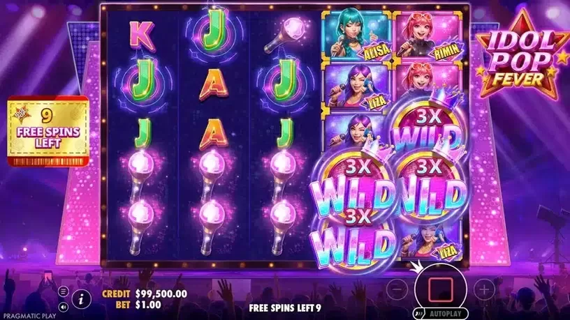 Idol Pop Fever slot screenshot 4