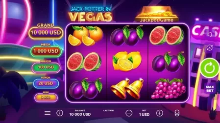 Jack Potter in Vegas slot screenshot 1