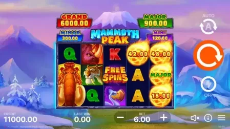 Mammoth Peak: Hold and Win slot screenshot 1
