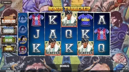 Maradona El Diez! slot screenshot 5