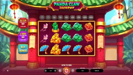 Panda Claw Jackpot slot screenshot 1