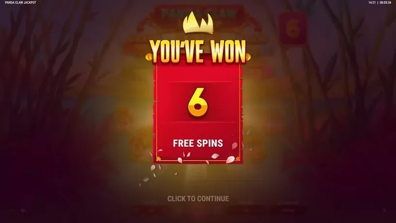 Panda Claw Jackpot slot screenshot 3