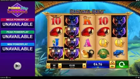 Panther Pays Power Play slot screenshot 2